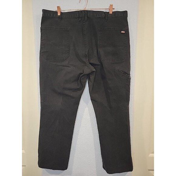 Dickies Pants Mens Size 42x30 Black Loose Fit Workwear Utility Baggy - Picture 3 of 6
